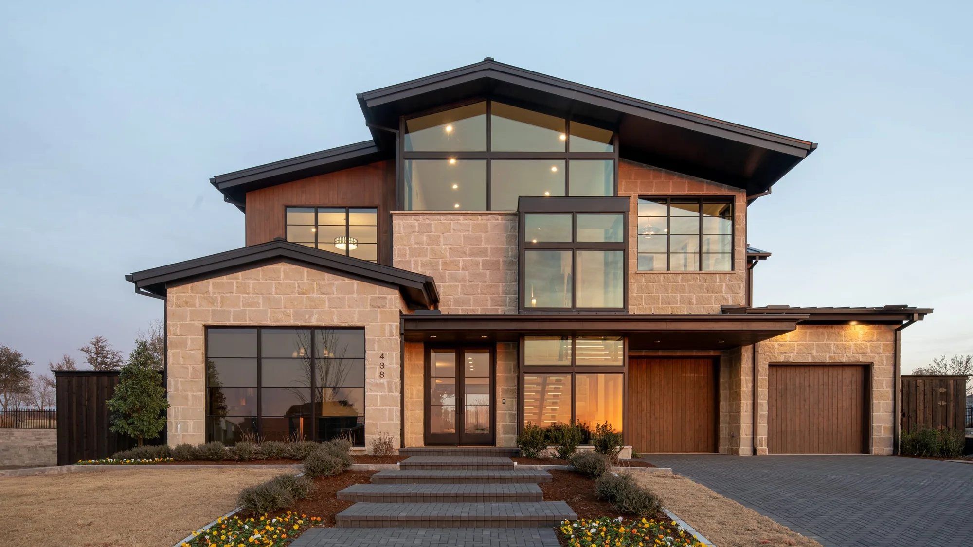 Completed luxury home at 438 Cotter Lane in The Preserve at Fields, Frisco