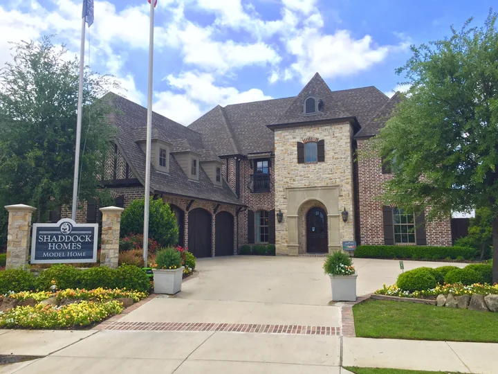 Historic Shaddock model home photographed in Park Place Estates