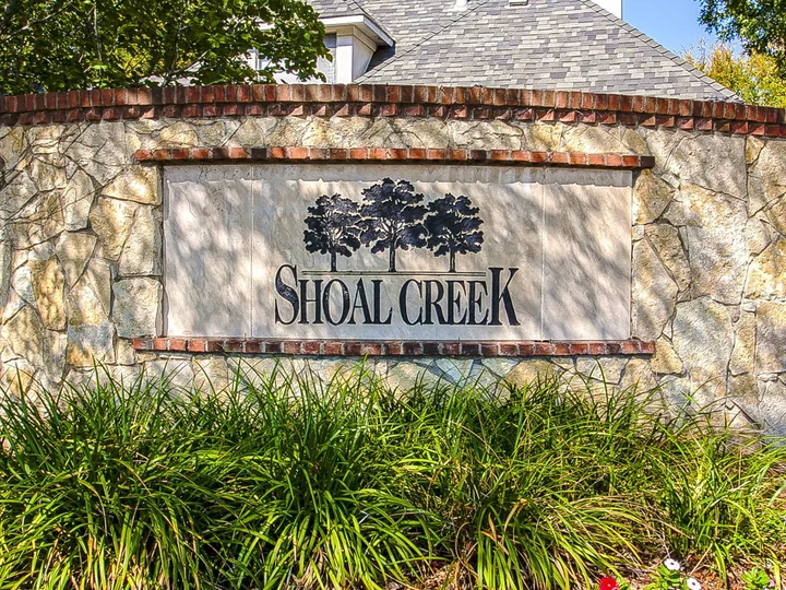 Stone Shoal Creek entry monument