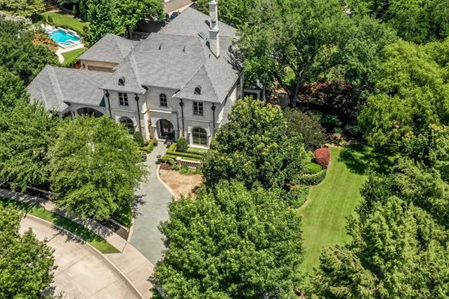 Historic aerial photograph of 2904 Shenandoah Drive, a sold residence in Villages of Stonebriar Park